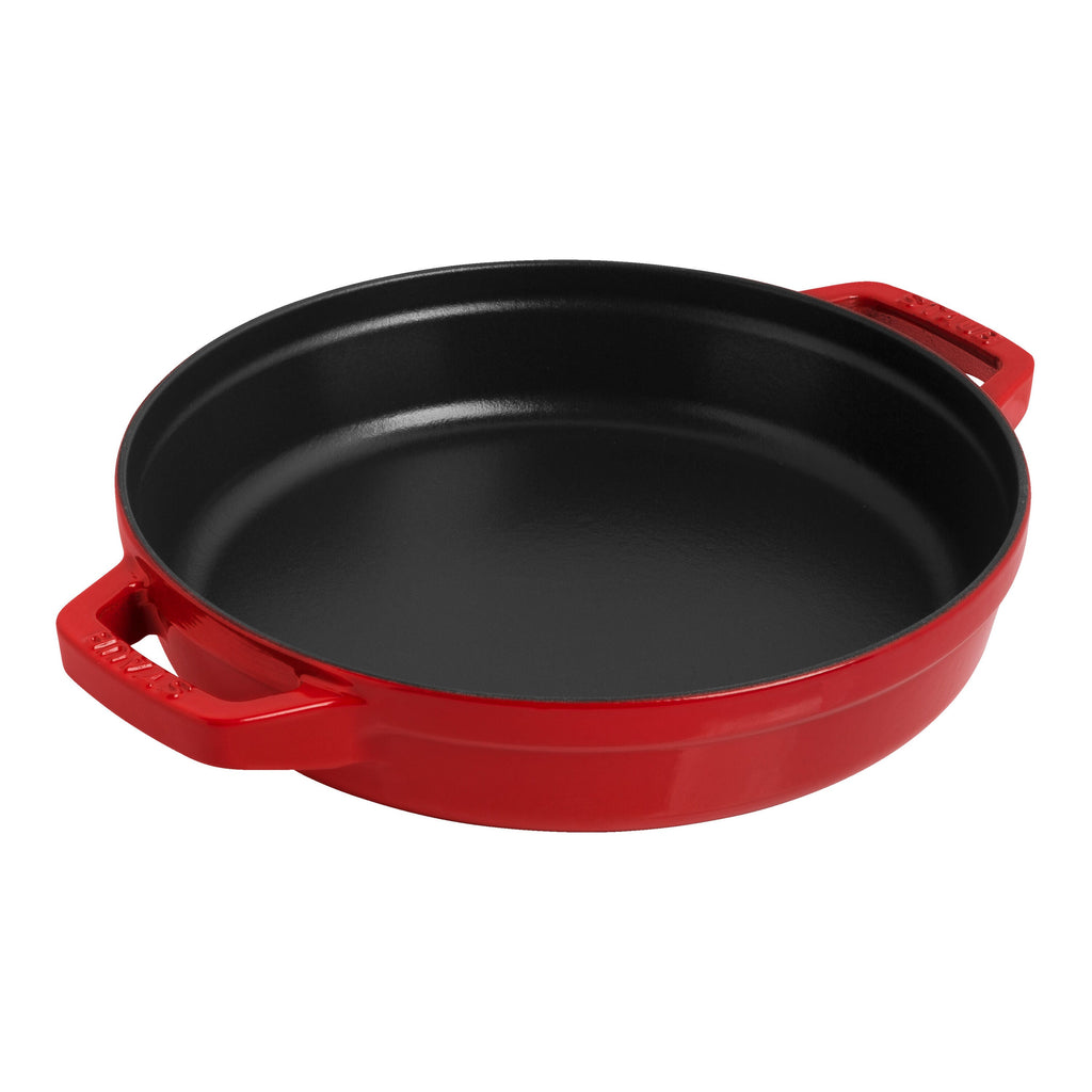 STAUB Stackable Set Stackable Set Medium 4 Piece Cast Iron, Cherry