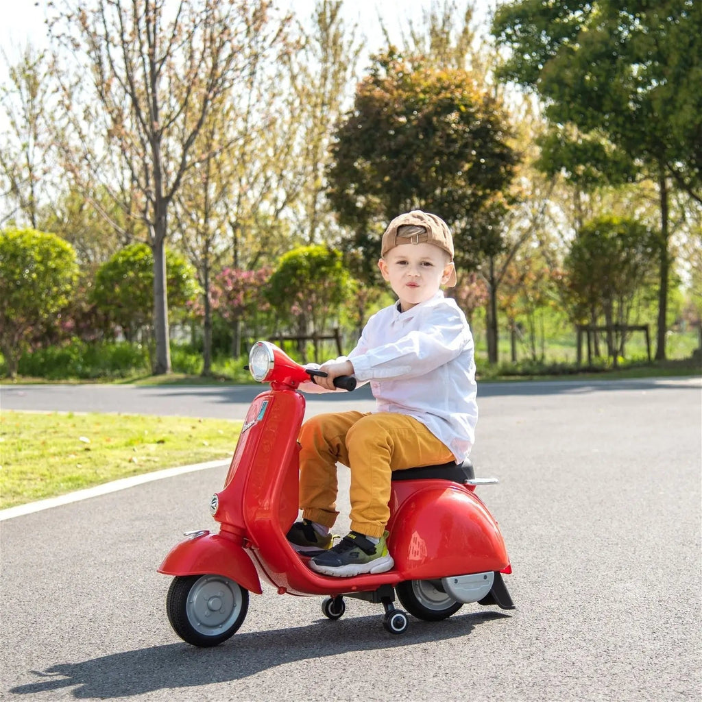 12V Kid's Vespa Electric Ride-On Scooter