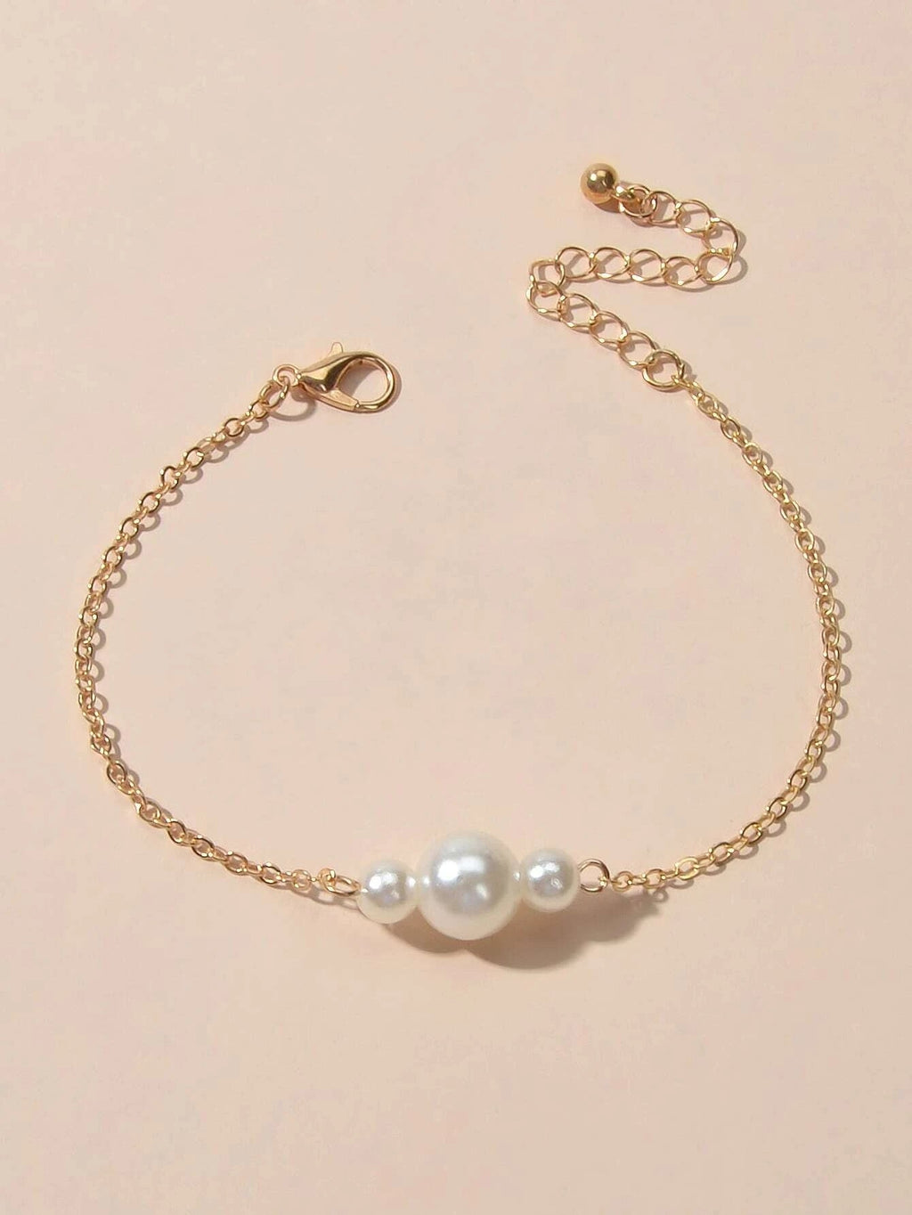 Retro Jewelry Pearl Charm Gold Silver Bracelet Teens Wholesale Price Accessories