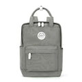 School Nylon Backpack for Teens and Women (Grey)