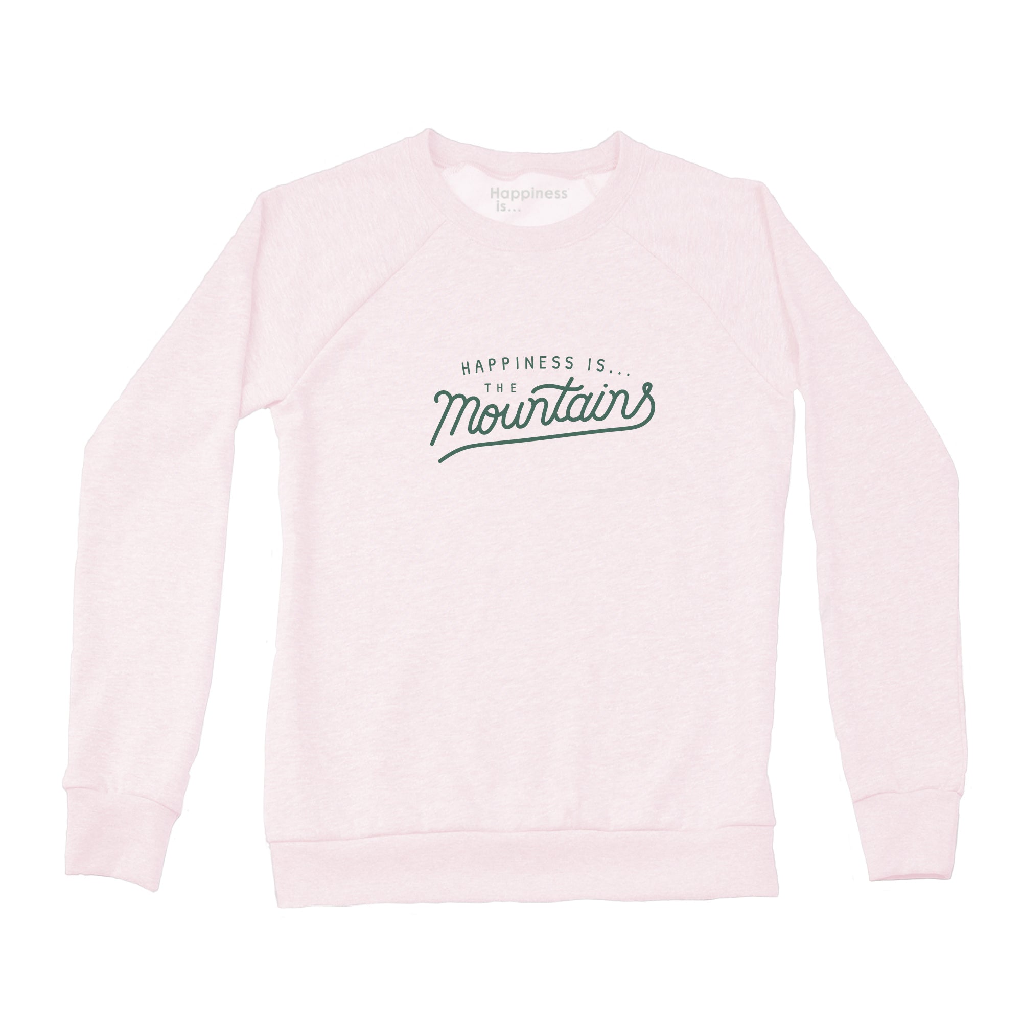 Women's Mountains Crew Sweatshirt, Ballet Pink