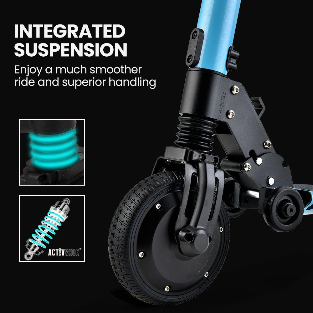 NNEMB Peak 300W 10Ah Electric Scooter-Suspension-for Adults or Teens-Blue